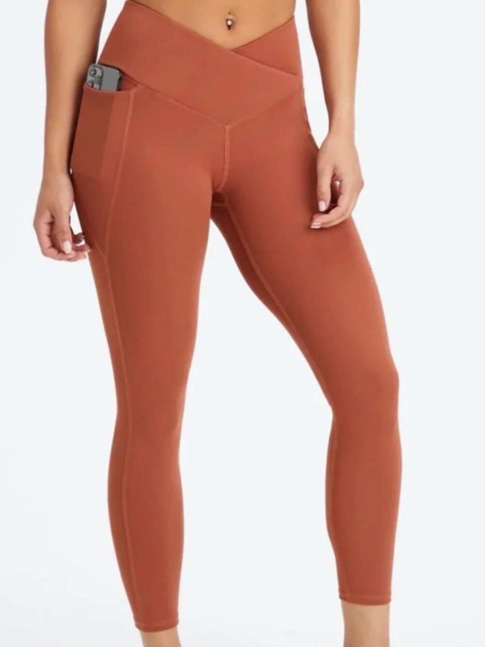 Fabletics Oasis PureLuxe HW Crossover 7/8 Legging